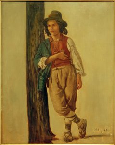 CLJessen、イタリアの羊飼いの少年 作： Carl Ludwig Jessen