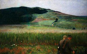 夕方 作： Carl Ludwig Noah Bantzer