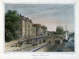 ビーブリッヒ宮殿、ヴィースバーデン、ドイツ、c1820 作： Carl Mayer
