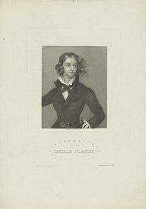 エミリアプラター1806-1831、1834年頃の肖像画。