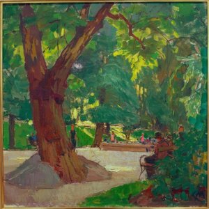 ハイリゲンシュタット公園（ベートーベン公園） 作： Carl Moll