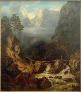 ハルシュタット近くのC.Morgenstern、Der Waldbachstrub