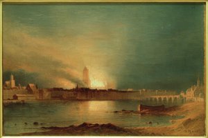 フランクフルトa。 M.、ブランド1867 - Gemの後のDom。カール・モーゲンシュテルン 作： Carl Morgenstern