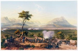 モントレーのキャプチャ、パブ。 1851年。 作： Carl Nebel