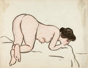 女性ヌード 作： カール・ニューマン