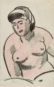 女性ヌード・トルソー 作： Carl Newman