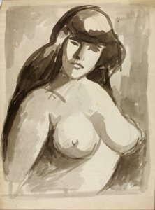 ヌード女性トルソ 作： Carl Newman