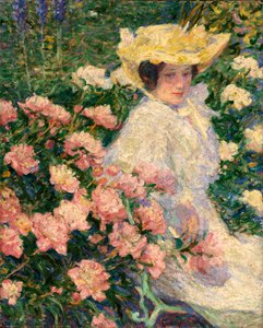 芸術家の妻、ヘレンの肖像画、1896 年。