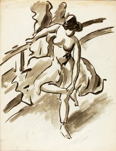 スタンディング女性ダンサー 作： Carl Newman