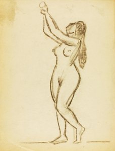 立ち姿の女性ヌード 作： Carl Newman