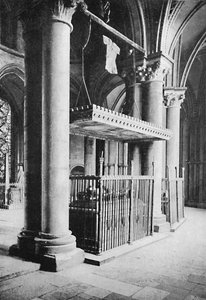 黒王子の墓、カンタベリー大聖堂、1903 作： Carl Norman