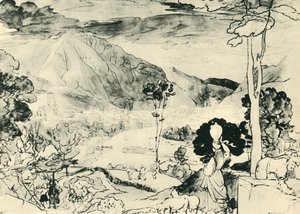 トレント、1815年、1943年からの眺め。 作： Carl Philipp Fohr