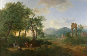 アルカディアの風景 作： Carl Philipp Schallhas