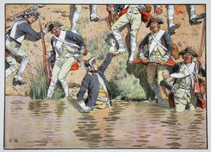 1757年5月6日、プラハの戦いでヘンリー王子 作： Carl Röchling