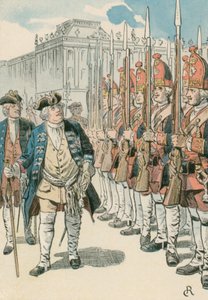 ランゲケルスとフリードリヒヴィルヘルム1世（1657〜1713年） 作： Carl Rohling
