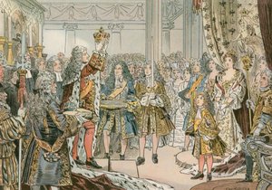 1701年のケーニヒスベルクにあるプロイセンのフレデリック1世（1657-1713）の戴冠式