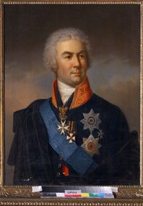 ピョートル・ザヴァドフスキー - ピョートル・ザヴァドフスキー伯爵の肖像 (1739-1812) - シュルツ、カール (1823-1876) - 1849 - キャンバスに油彩 - 86x71 - ロシア文学研究所 IRLI (プーシキンハウス)、サンクトペテルブルク 作： Carl Schulz
