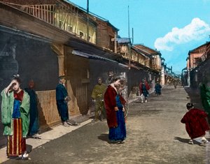 日本、本州、関東地方、東京の路上生活、画像は1920年頃。カール・サイモン・アーカイブ