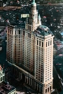 アメリカ合衆国、ニューヨーク、マンハッタン市庁舎、1907-1914年建造、画像は1920年頃。カール・サイモン・アーカイブ 作： Carl Simon