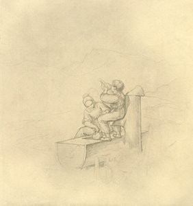 アムブルネン、19世紀半ば後半、1924年。 作： Carl Spitzweg