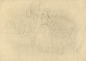 フェンスター、19世紀中期後半、1924年。 作： Carl Spitzweg