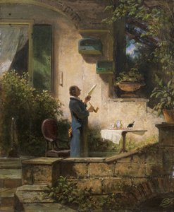 重要なミサイル、1870年代 作： Carl Spitzweg