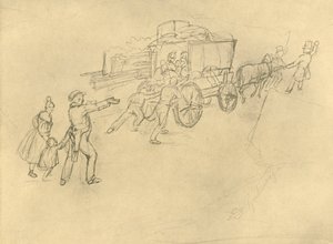 Thespiskarrenの俳優、19世紀半ば後半、1924年。