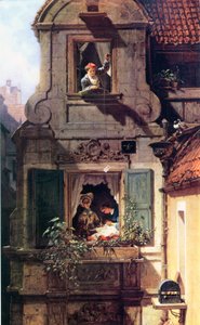 傍受されたラブレター 作： Carl Spitzweg
