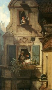 傍受されたラブレター 作： Carl Spitzweg