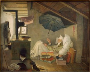 かわいそうな詩人 作： Carl Spitzweg