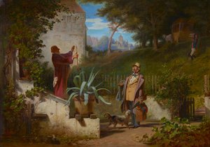 幼なじみたち 作： Carl Spitzweg