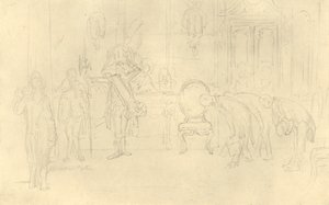 19世紀半ばの後半、1924年の殿下の高官。 作： Carl Spitzweg