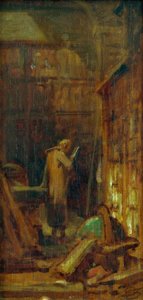 図書館で 作： Carl Spitzweg