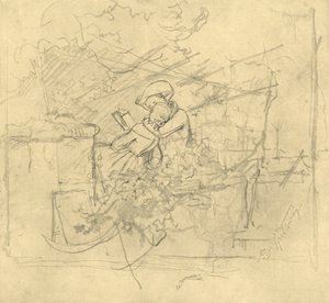 19世紀半ば後半のレクトゥール、c24年。 作： Carl Spitzweg