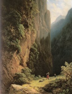 山の芝刈り機 作： Carl Spitzweg