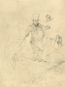 19世紀半ば後半の難航、c1924。 作： Carl Spitzweg