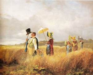日曜日の散歩 作： Carl Spitzweg