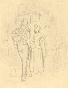 Strassensänger、19世紀中期後半、1924年。