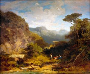 南の風景 作： Carl Spitzweg
