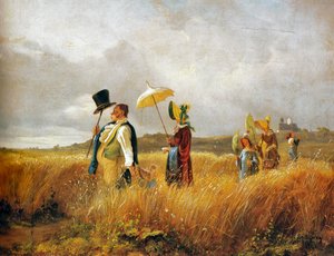 日曜日の散歩 作： Carl Spitzweg