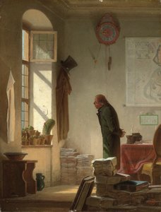 サボテンの恋人;サボテンの恋人、1860年頃 作： Carl Spitzweg