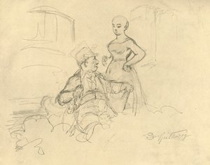 19世紀半ば後半に準拠したものとは、c1924。 作： Carl Spitzweg