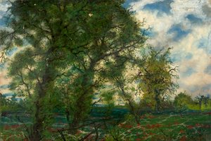 春の風景 作： Carl Strathmann