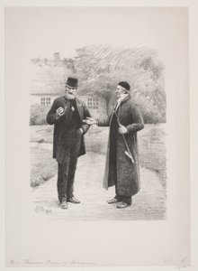 神父と学校の先生 作： Carl Thomsen
