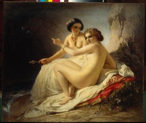 "ティモフェイ・ネフ（カール・ティモレオン・フォン・ネフ）"(1805-1876)の絵画 - 1859年 - 油彩・キャンバス - サンクトペテルブルクの国立ロシア美術館 作： Carl Timoleon von Neff