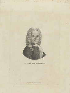 作曲家ベネデット・マルチェロ1686-1739の肖像、c。 1795年。