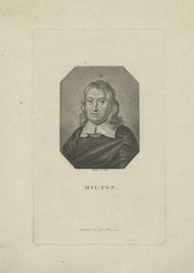 詩人ジョン・ミルトンの肖像1608-1674、1818-1821年。