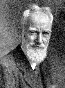 ジョージバーナードショー、イギリスの劇作家、1923年。