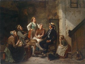 若い船員の帰還 作： Carl Wilhelm Huebner