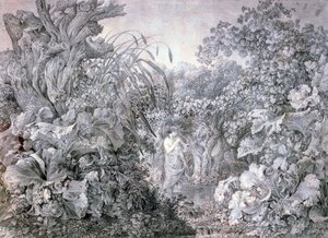 「ヴァイデナウの森の少女」、c1777-1835 作： Carl Wilhelm Kolbe the elder